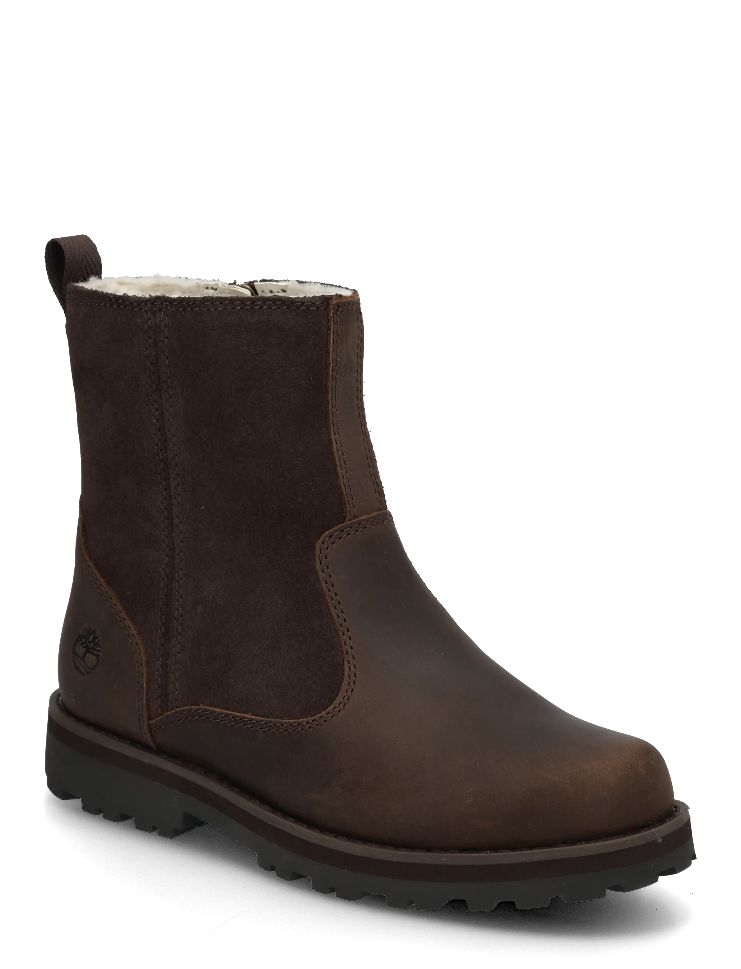 Timberland MID WARM LINED BOOT - Schuhe - DARK BROWN / brown