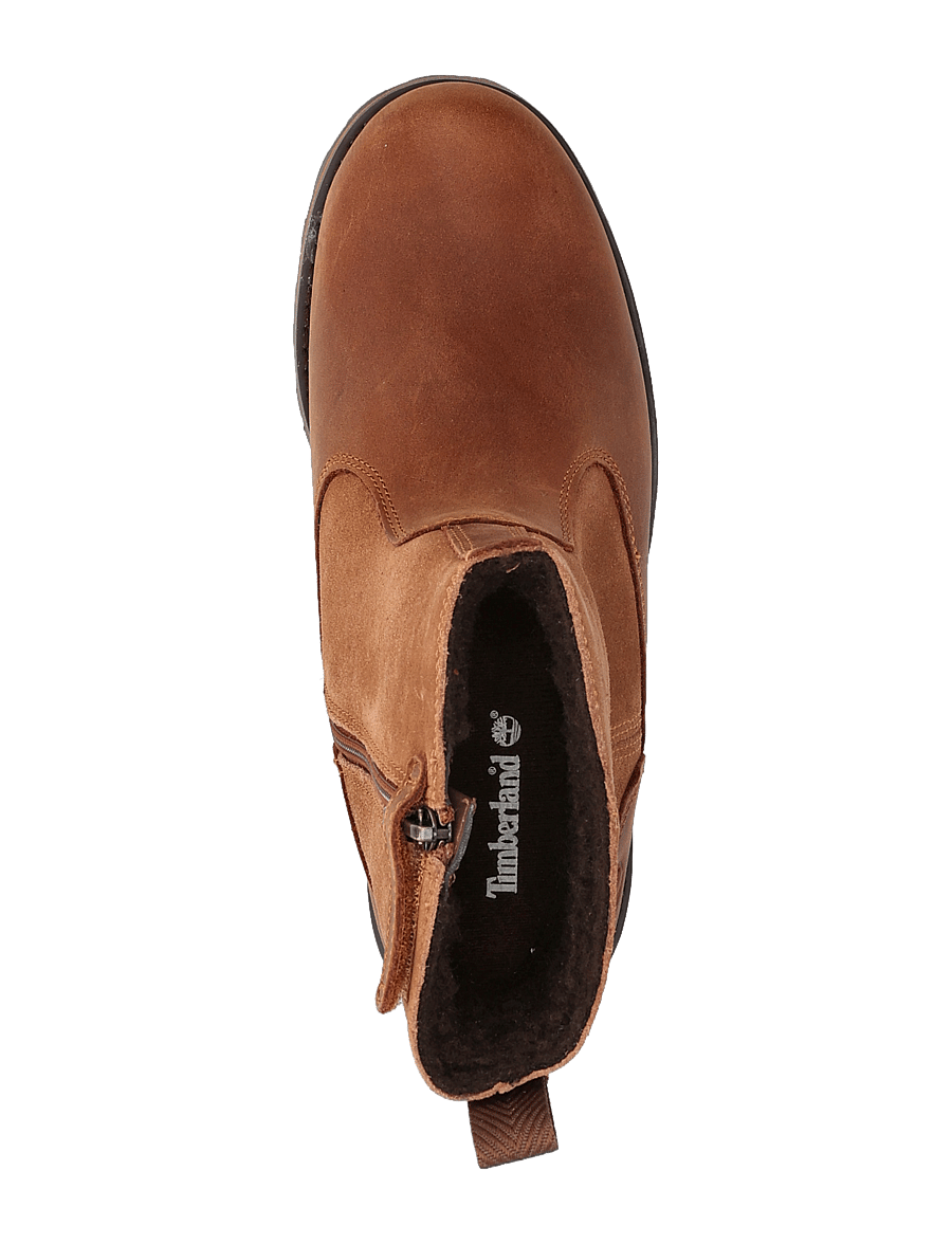 Timberland - Courma Kid MID WARM LINED BOOT MEDIUM BROWN - vinterstövlar - medium brown - 3
