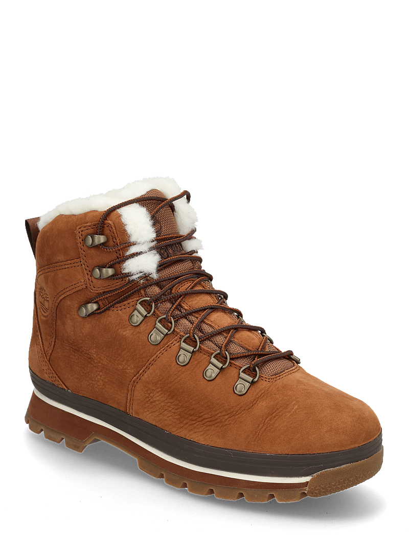Timberland - MID WARM LINED WATERPROOF BOOT - talvesaapad - saddle - 0