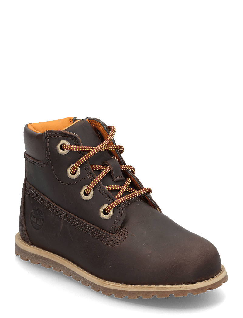 Timberland - MID LACE UP WITH ZIP BOOT - vinterstövlar - dark brown - 0