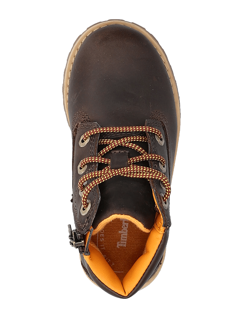 Timberland - MID LACE UP WITH ZIP BOOT - vinterstövlar - dark brown - 3