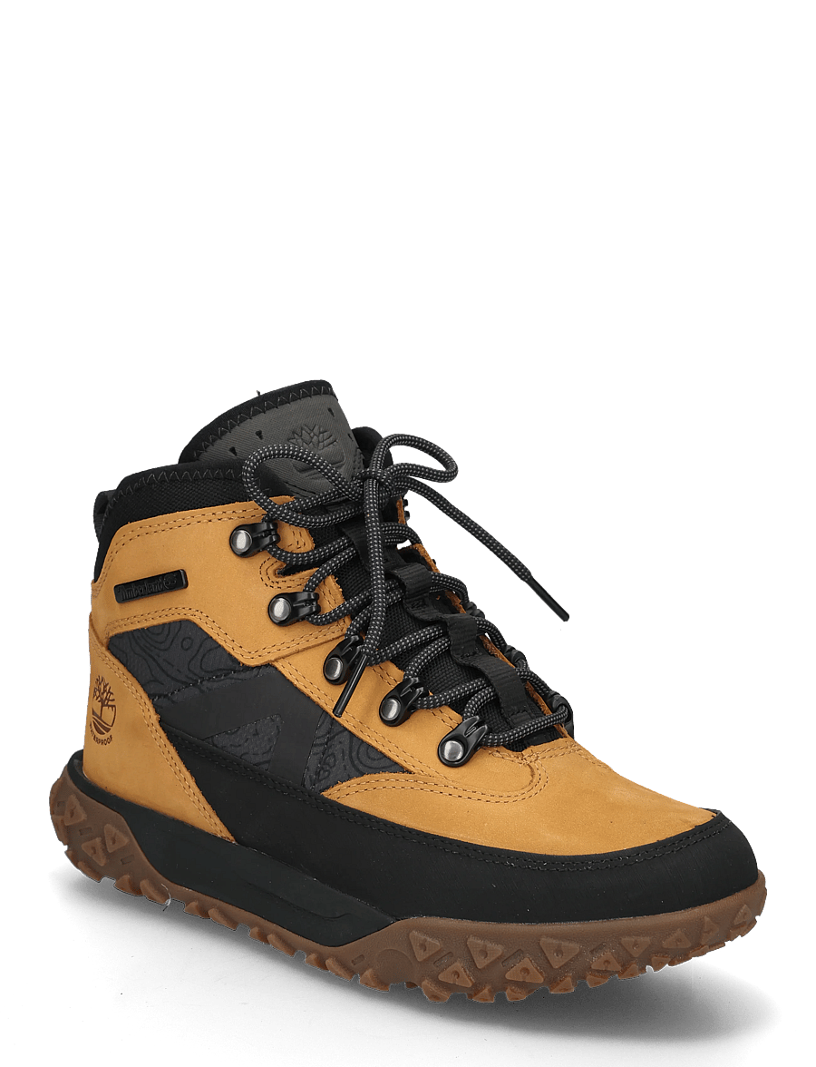 Timberland - MID LACE UP WATERPROOF BOOT - ziemas zābaki - wheat - 0