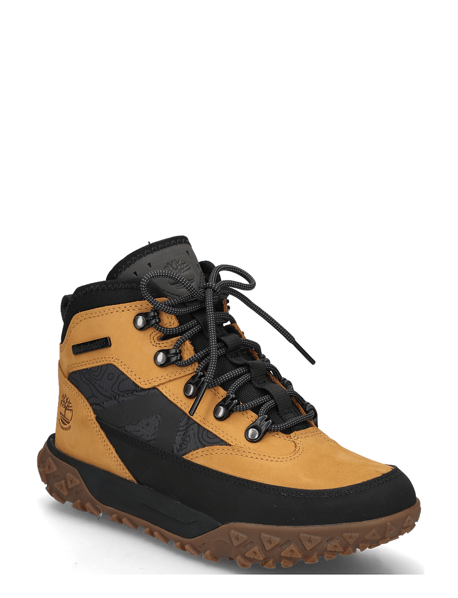 Timberland - MID LACE UP WATERPROOF BOOT - vinterstövlar - wheat - 0