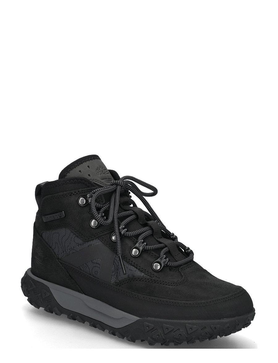 Timberland - MID LACE UP WATERPROOF BOOT - vinterstövlar - jet black - 0