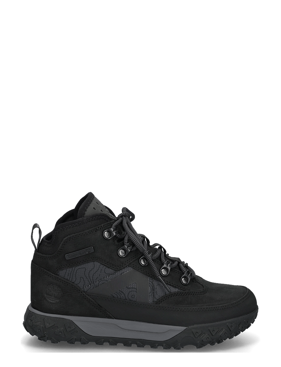 Timberland - MID LACE UP WATERPROOF BOOT - vinterstövlar - jet black - 2