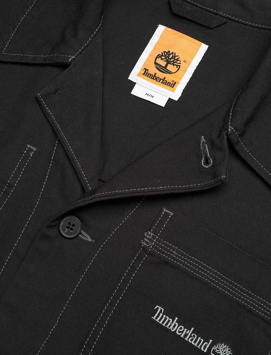 Timberland - Chore Canvas Jacket BLACK - rudens jakas - black - 5