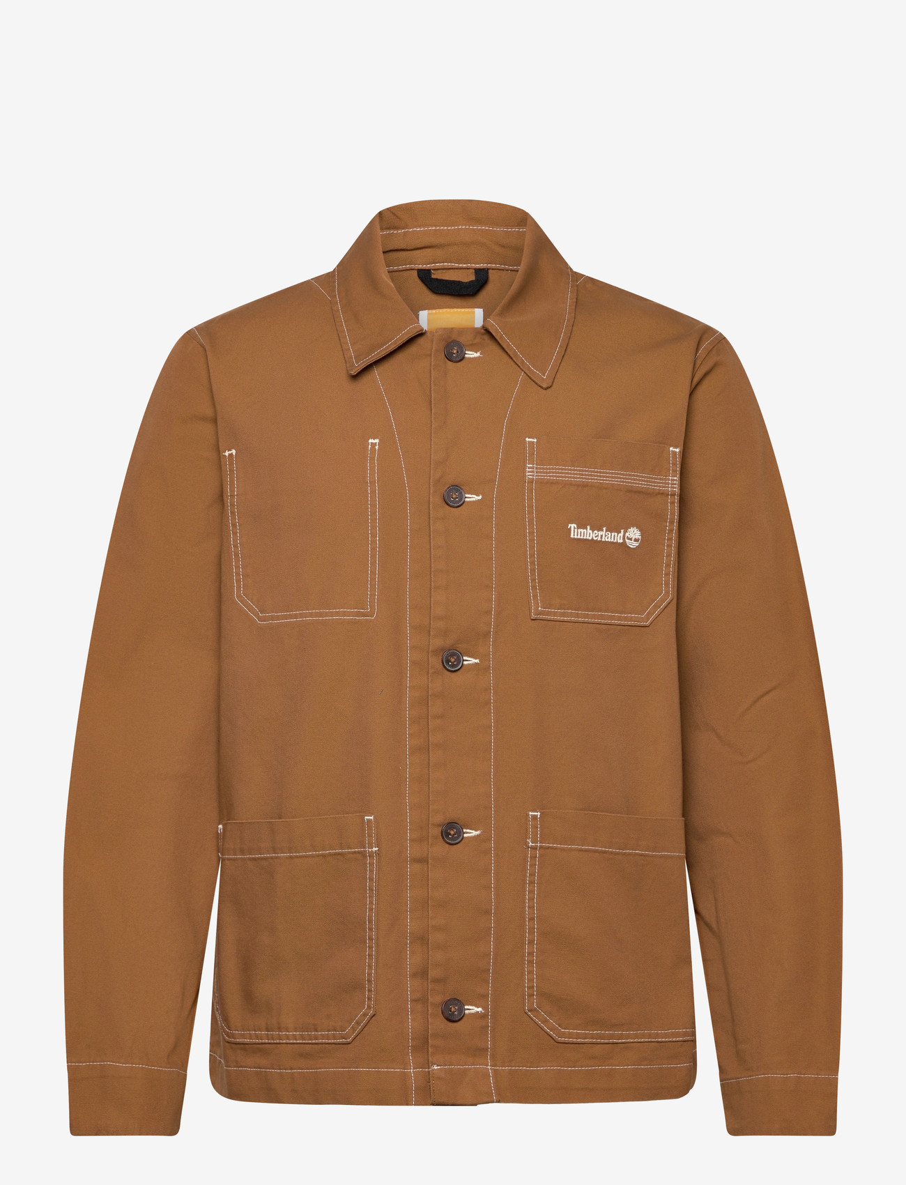 Timberland - Chore Canvas Jacket DARK WHEAT BOOT - spring jackets - dark brown - 0