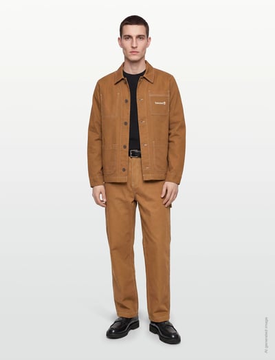 Chore Canvas Jacket Dark Wheat Boot - Vindjakker