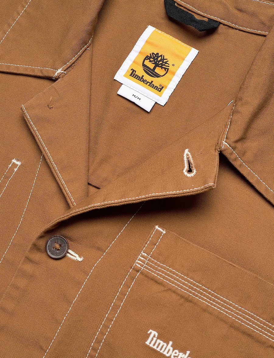 Timberland - Chore Canvas Jacket DARK WHEAT BOOT - fall jackets - dark brown - 5