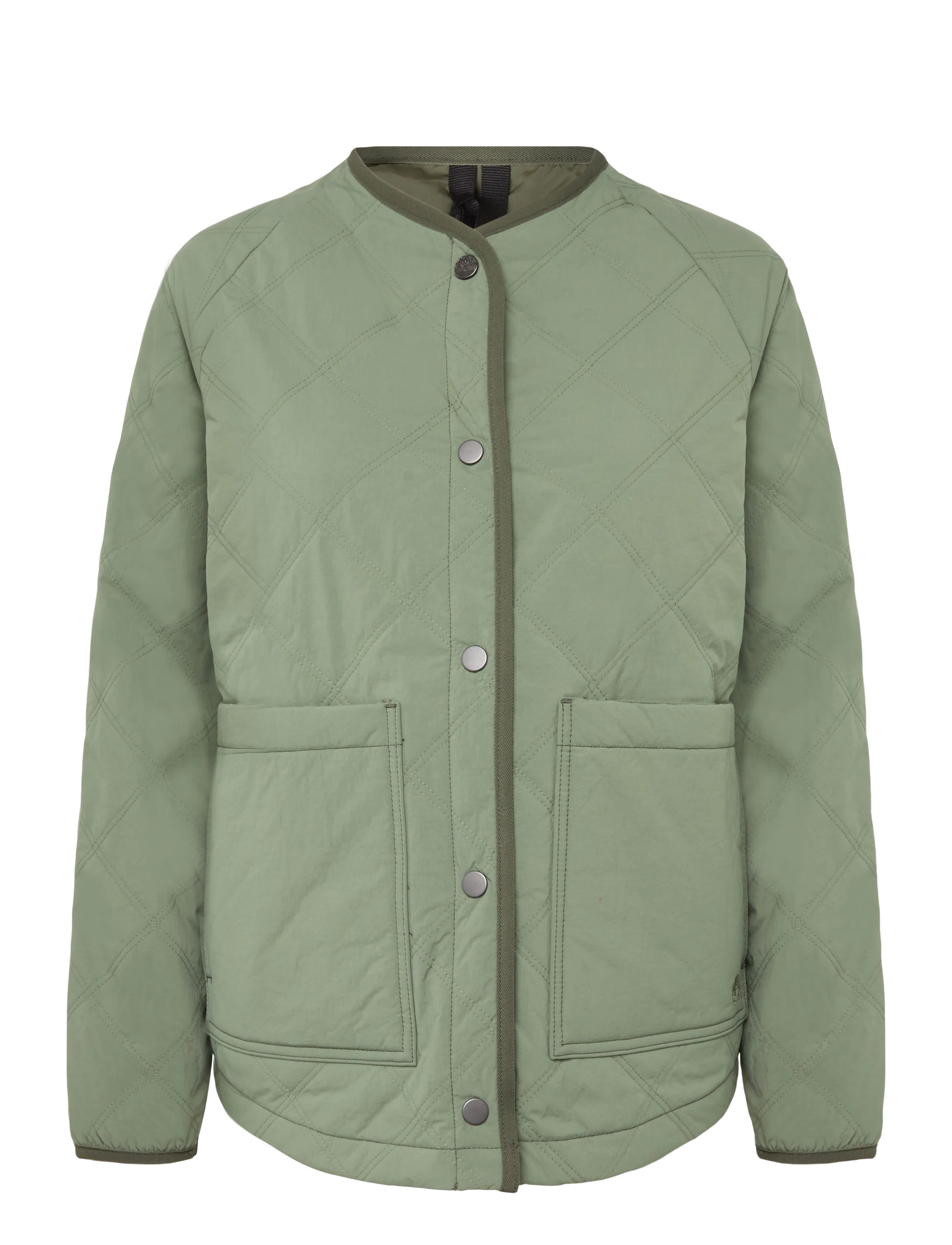 Timberland Water Repellent Quilted Jacket - Everyday Style - DEEP LICHEN GRN / khaki/green
