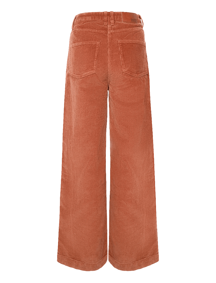 Timberland - Corduroy Wide-Leg Pants - fløjlsbukser - brownout - 1