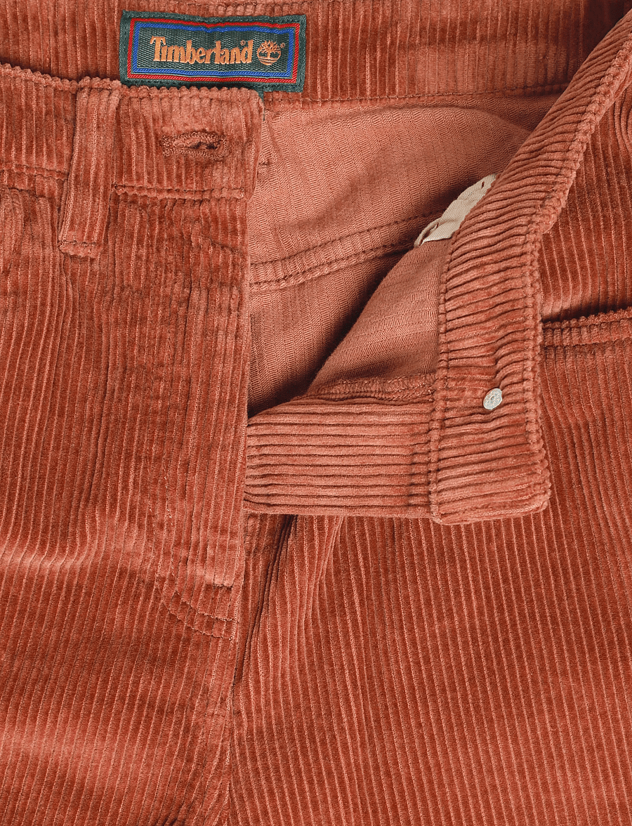Timberland - Corduroy Wide-Leg Pants - fløjlsbukser - brownout - 3