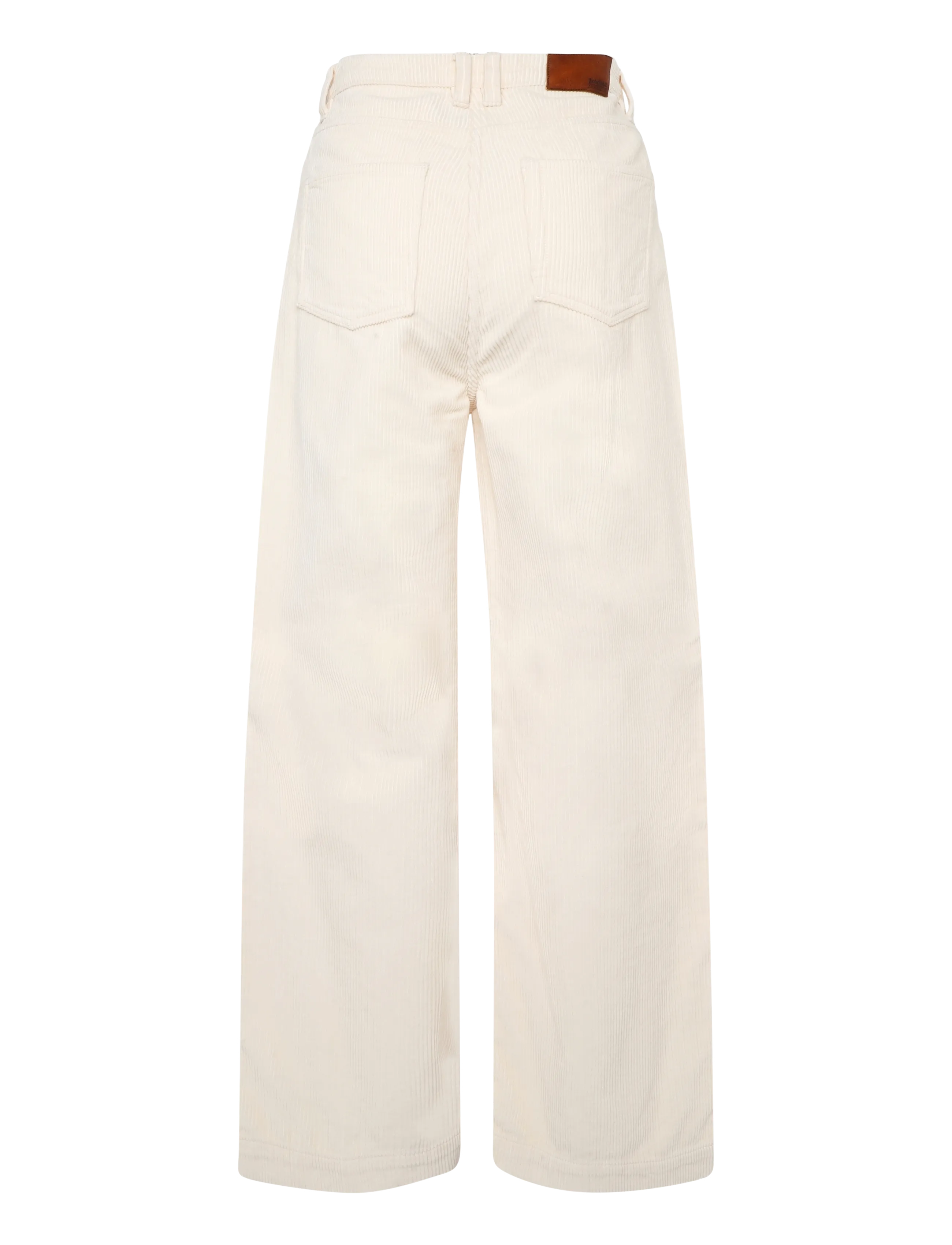 Timberland - Corduroy Wide-Leg Pants - fløjlsbukser - white smoke - 1