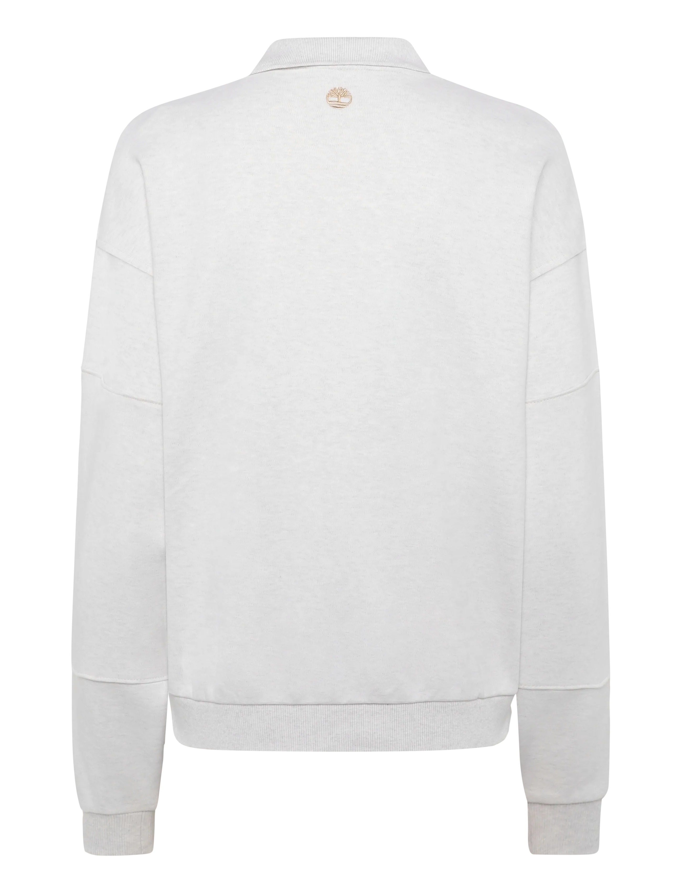 Timberland - Rugby Polo Sweatshirt - sweatshirts - lght oatml hthr - 1
