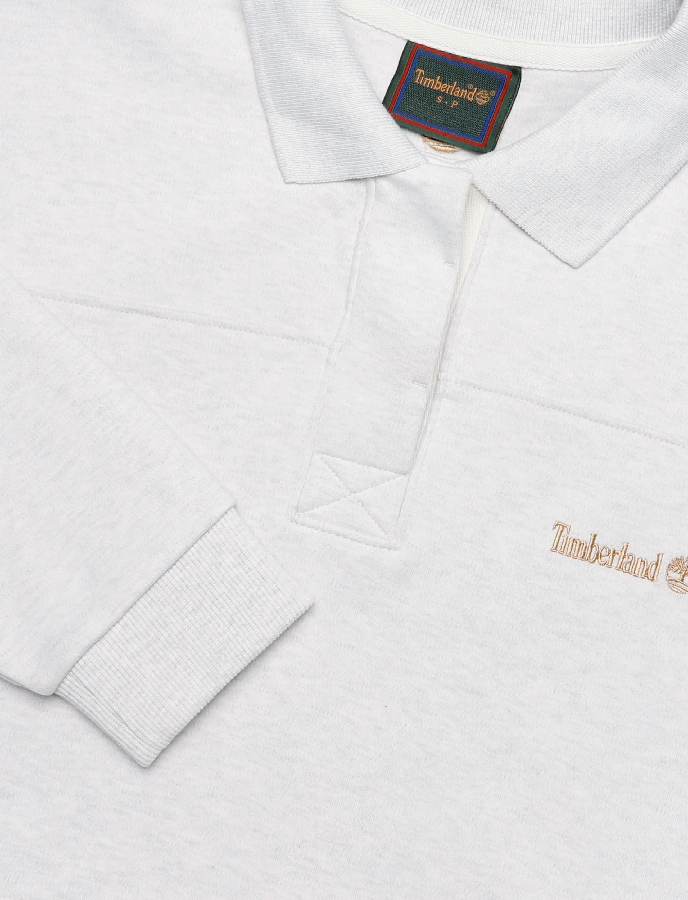 Timberland - Rugby Polo Sweatshirt - sweatshirts - lght oatml hthr - 2