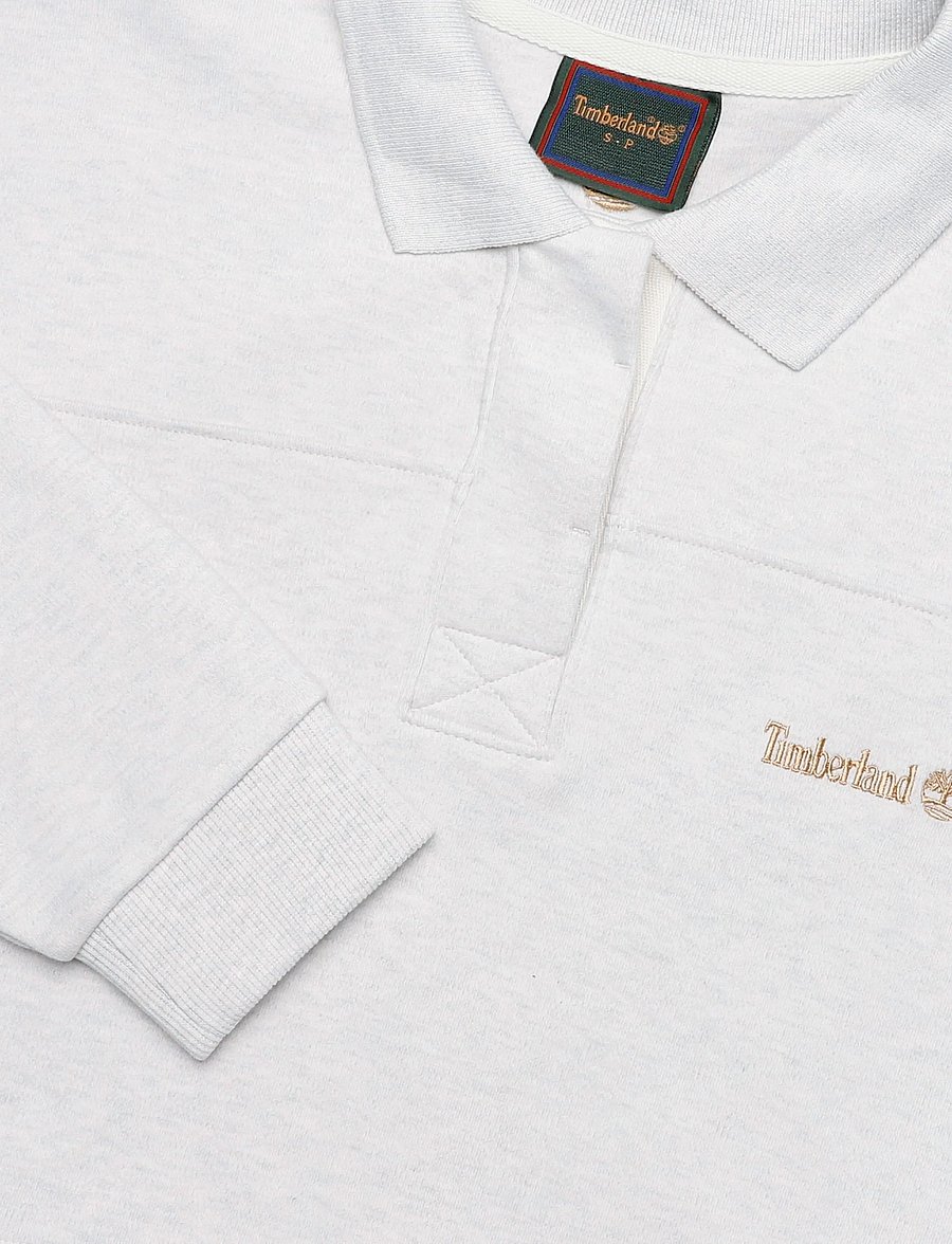 Timberland - Rugby Polo Sweatshirt - sweatshirts - lght oatml hthr - 2