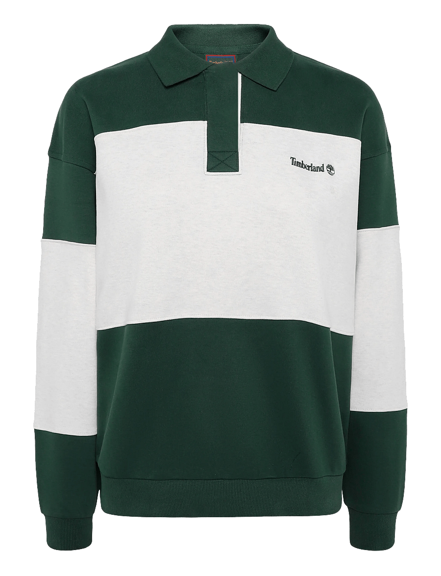 Timberland - Rugby Polo Sweatshirt - sweatshirts - syca-lightoatmh - 0