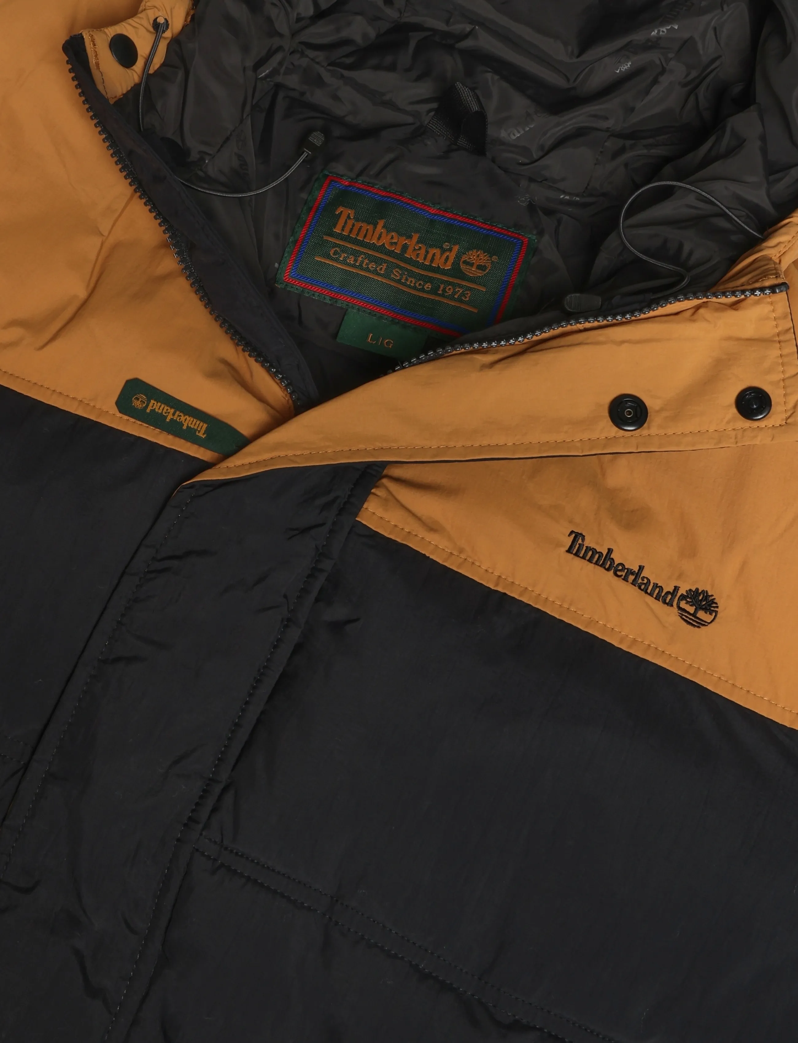 Timberland - DWR Synthetic Puffer Jacket - talvejoped - blck/wheat boot - 2