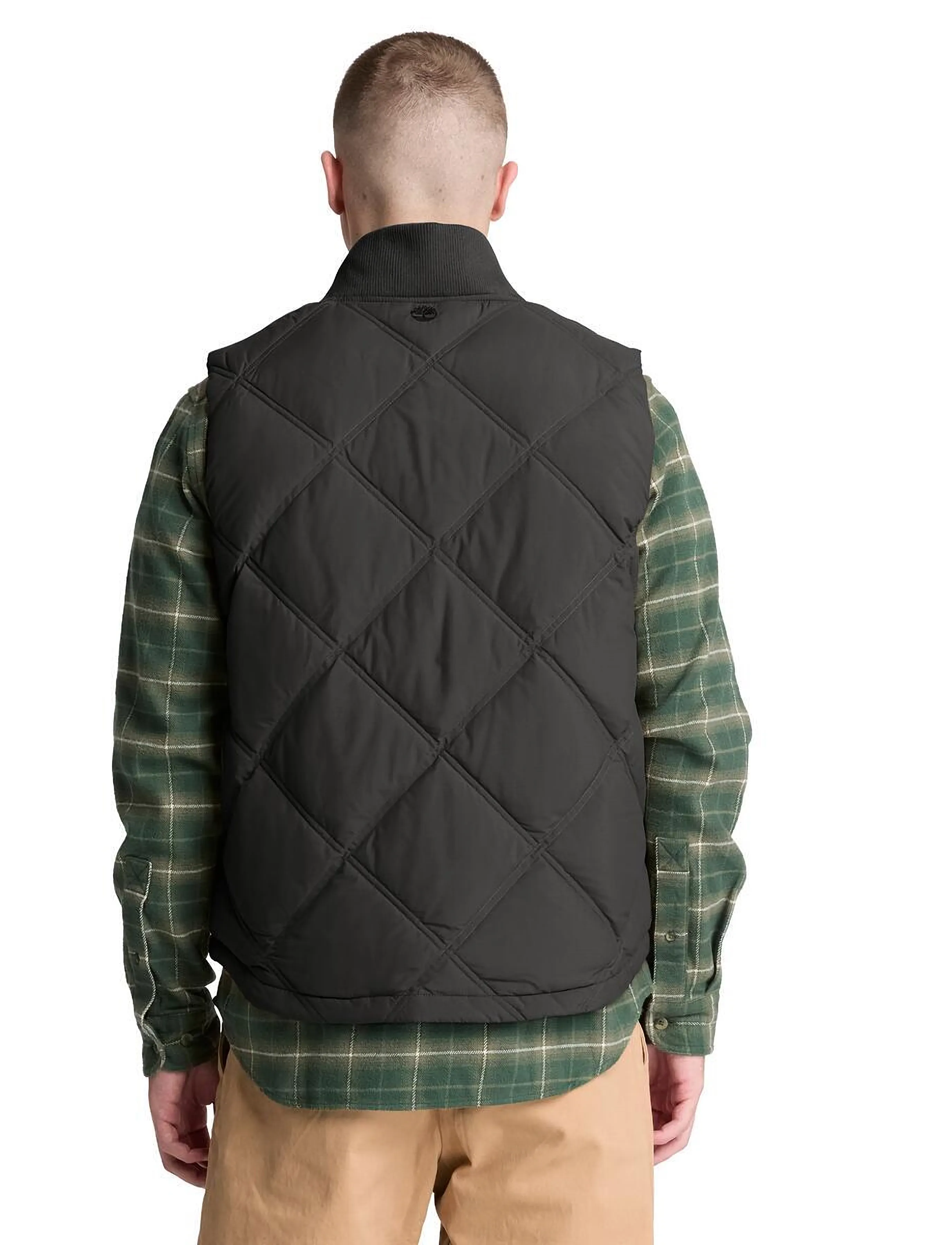 Timberland DWR Down Puffer Vest 600FP - Riided - VINTAGE BLACK / black