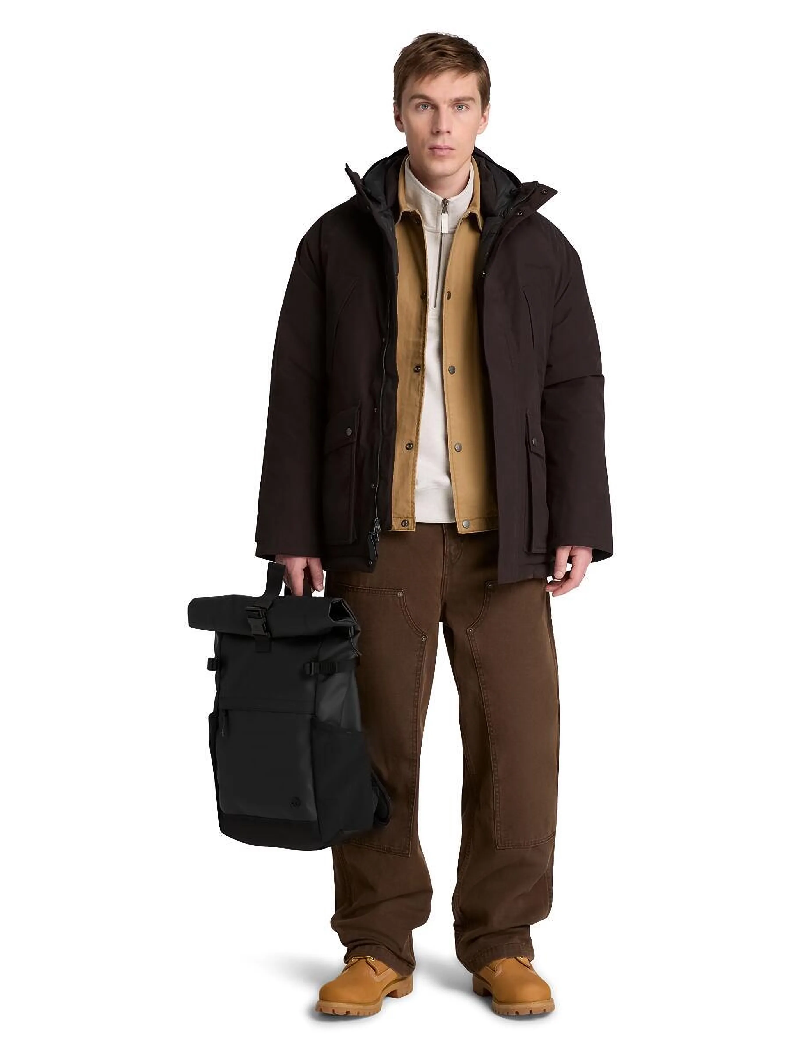 Timberland Waterproof Parka - Riided - MOLE / brown