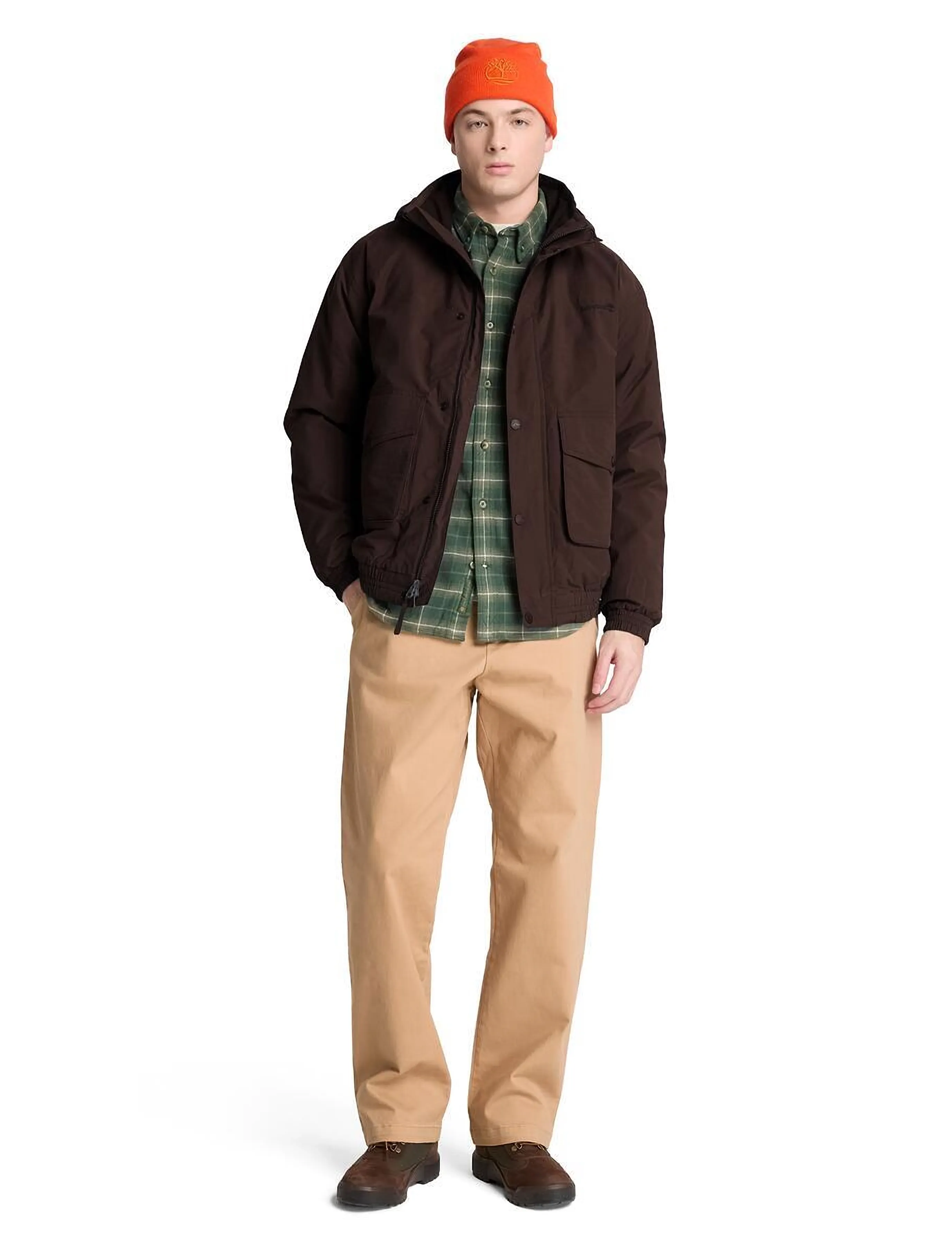 Timberland DWR 3in1 Bomber Jacket 600FP - Daunenjacken - MOLE / brown