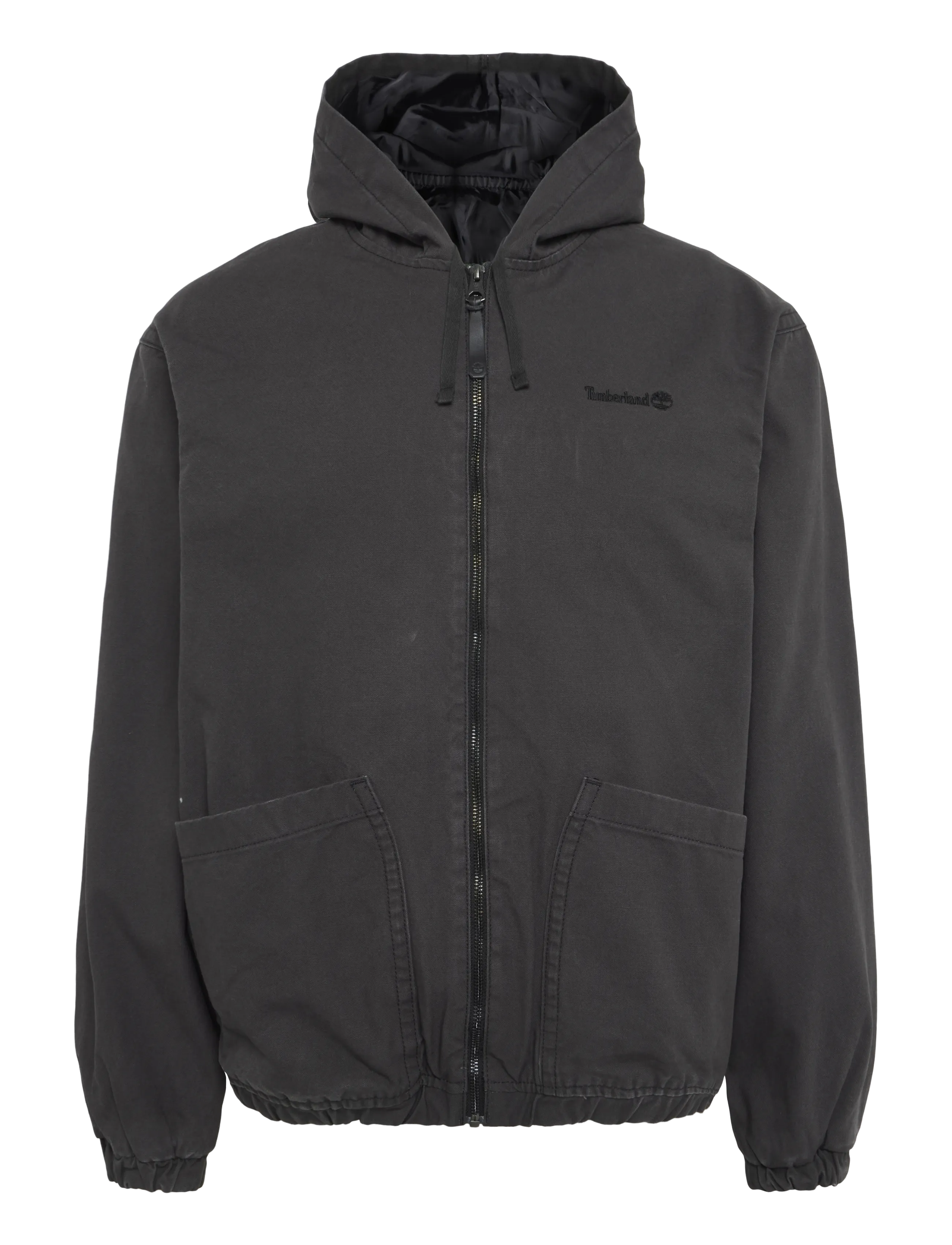 Timberland Canvas Hooded Bomber - Kleidung - VINTAGE BLACK / black