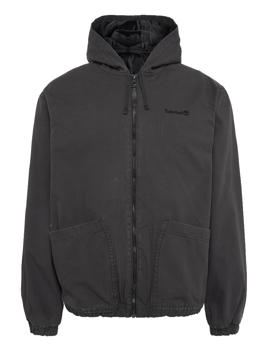 Timberland - Canvas Hooded Bomber - herbstjacken - vintage black - 0