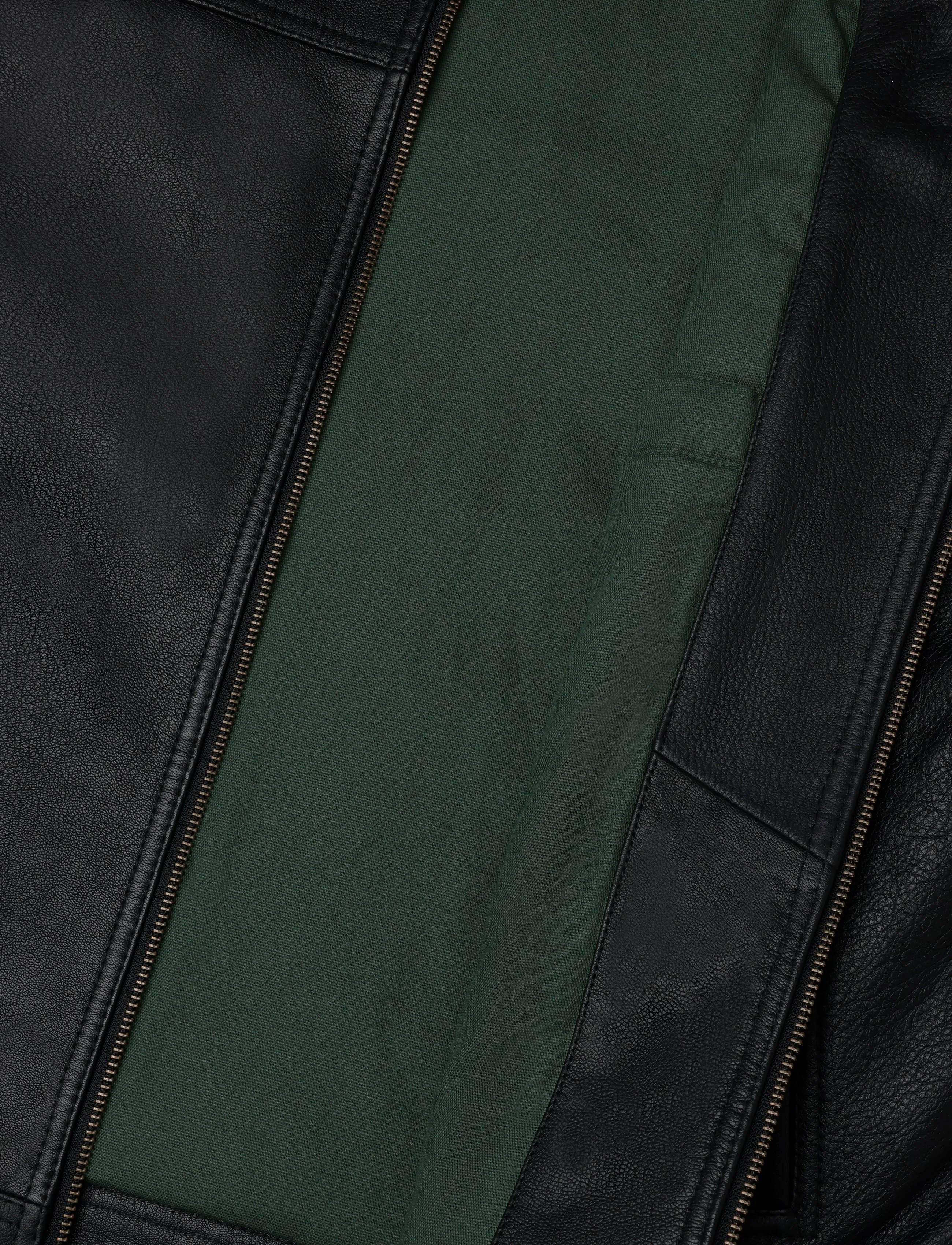 Timberland - Leather Bomber - herbstjacken - black - 4
