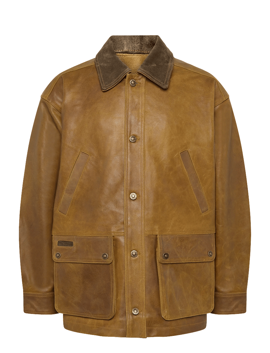 Timberland - Leather Field Coat - sügisjoped - ermine - 0