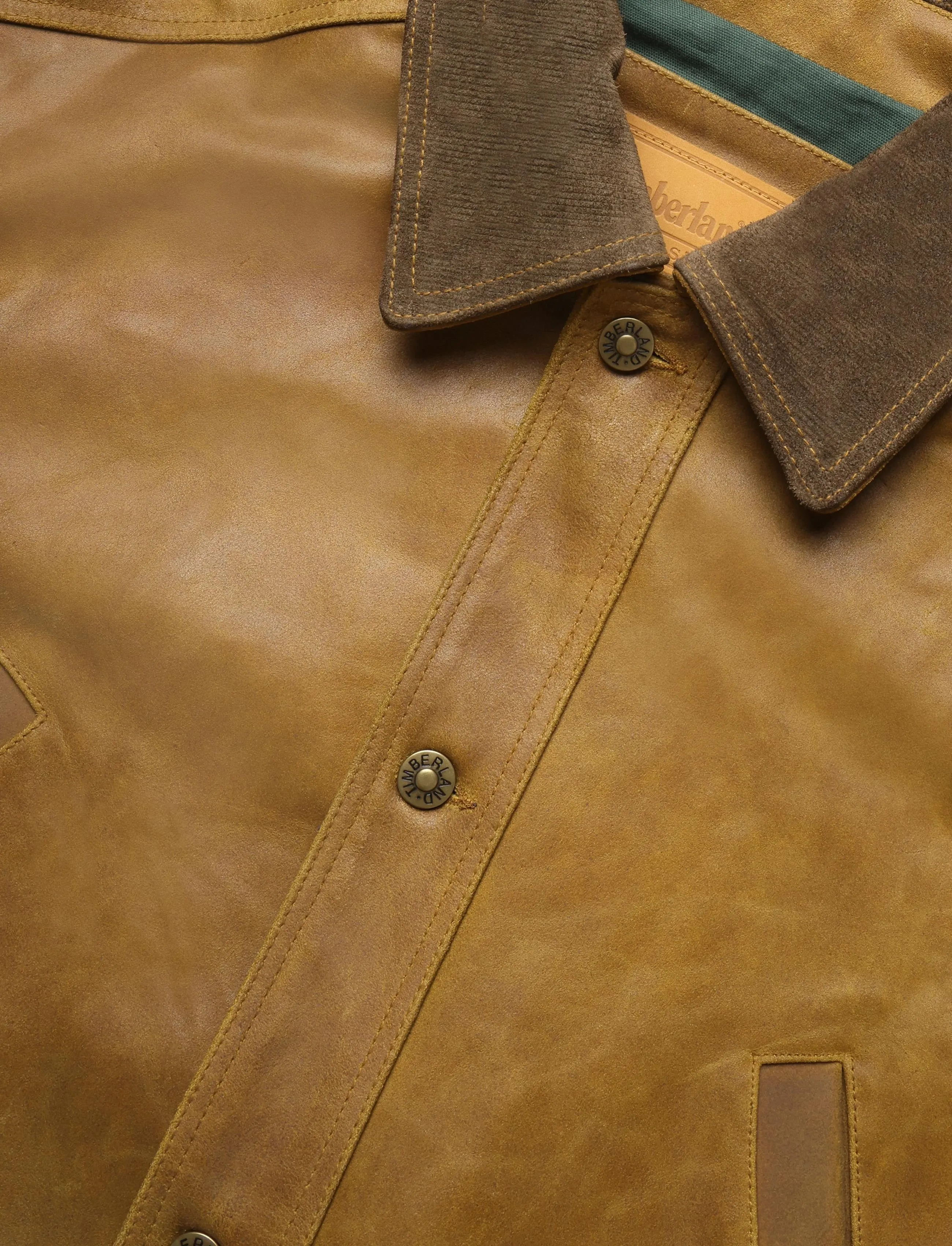 Timberland - Leather Field Coat - sügisjoped - ermine - 2