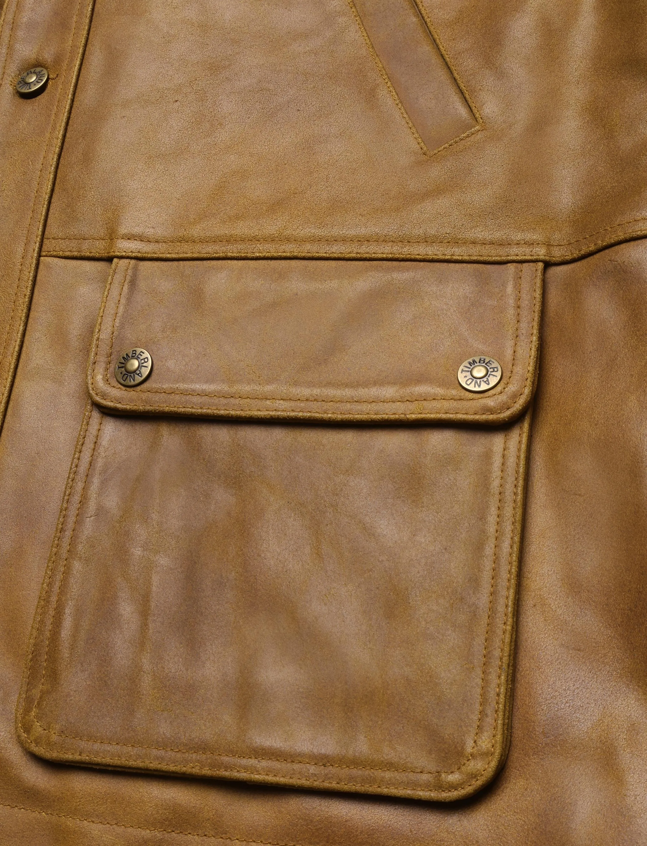 Timberland - Leather Field Coat - sügisjoped - ermine - 3