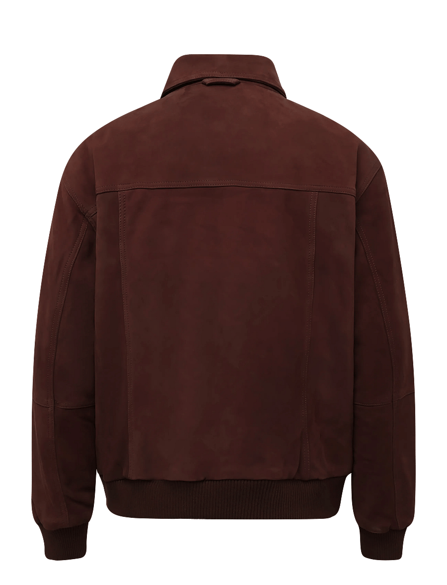 Timberland - Leather Bomber - fall jackets - chicory coffee - 1