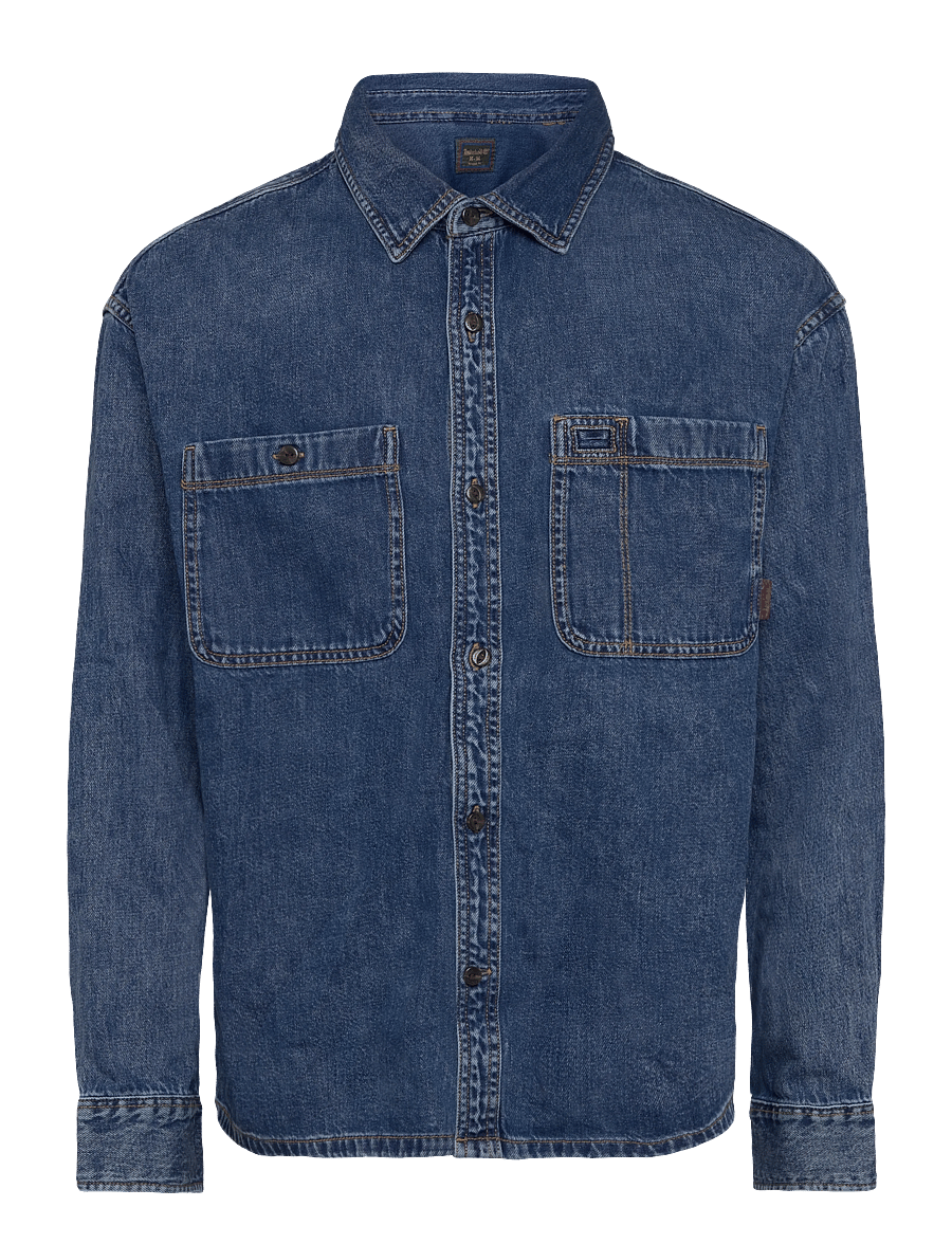 Timberland - Denim Pocket Shirt - shoppa efter stil - harbour blue wa - 0