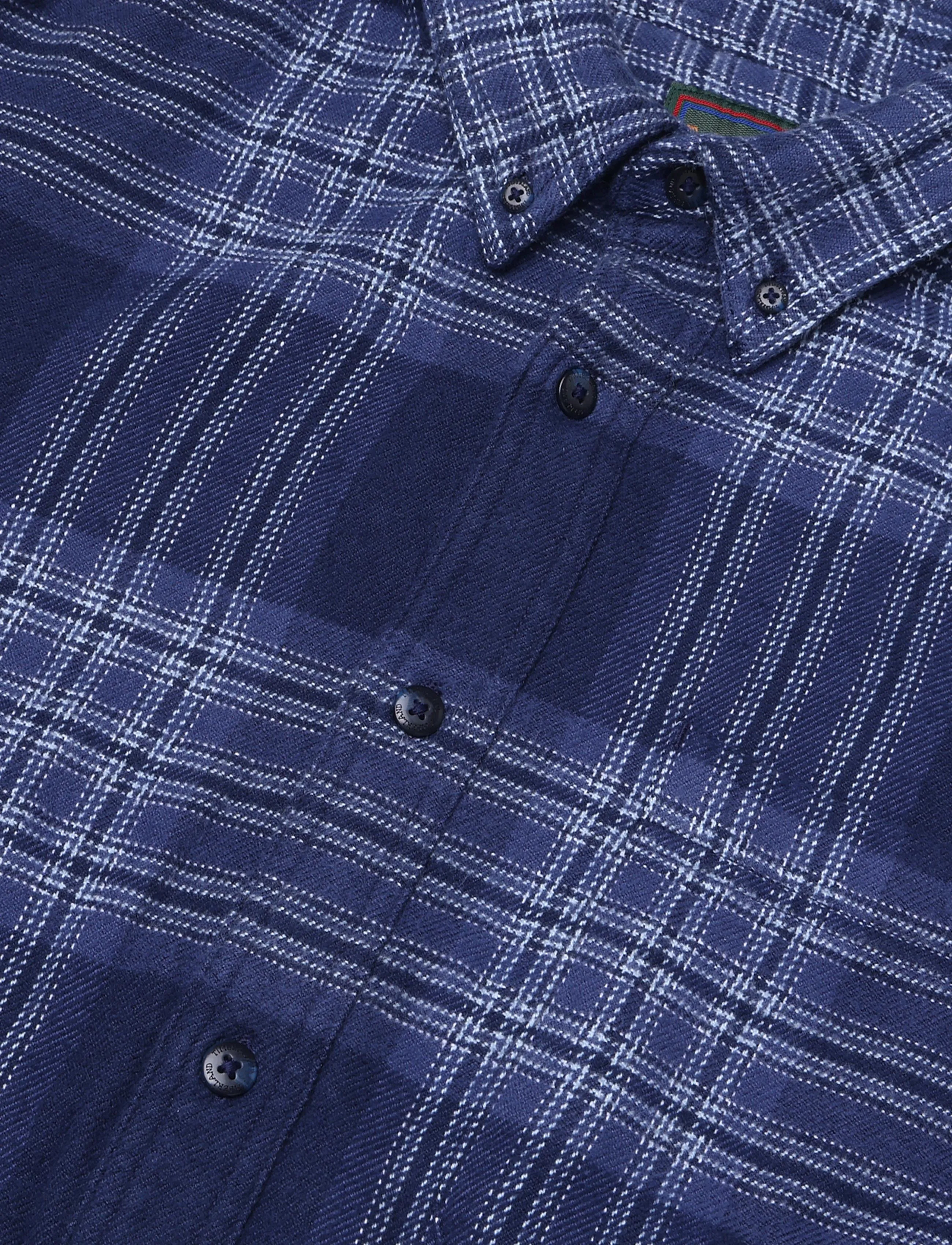 Timberland - Flannel House Check Shirt (Regular) - flanell-hemden - naval acad yd - 2