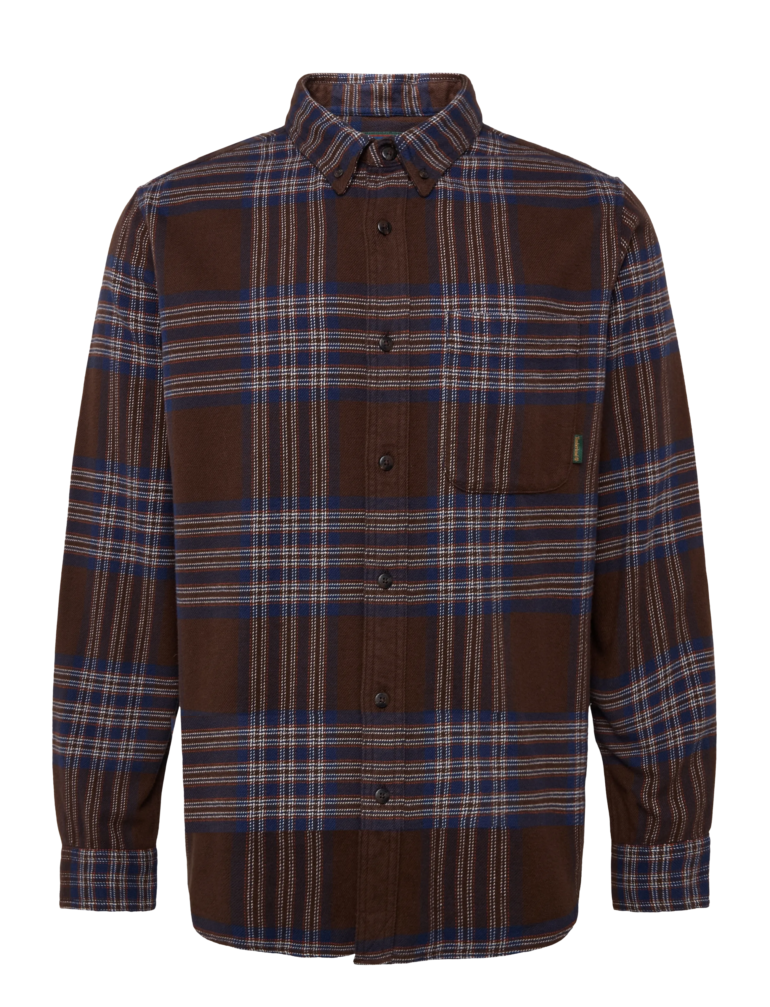 Timberland Flannel House Check Shirt (Regular) - Freizeithemden - CHICORY COF YD / brown
