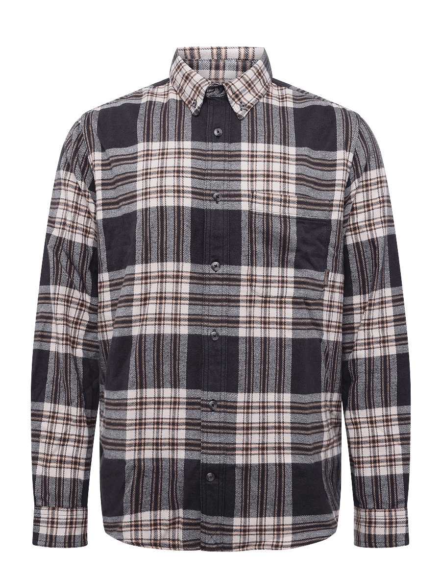 Timberland - Flannel House Check Shirt (Regular) - karierte hemden - vntg black yd - 0