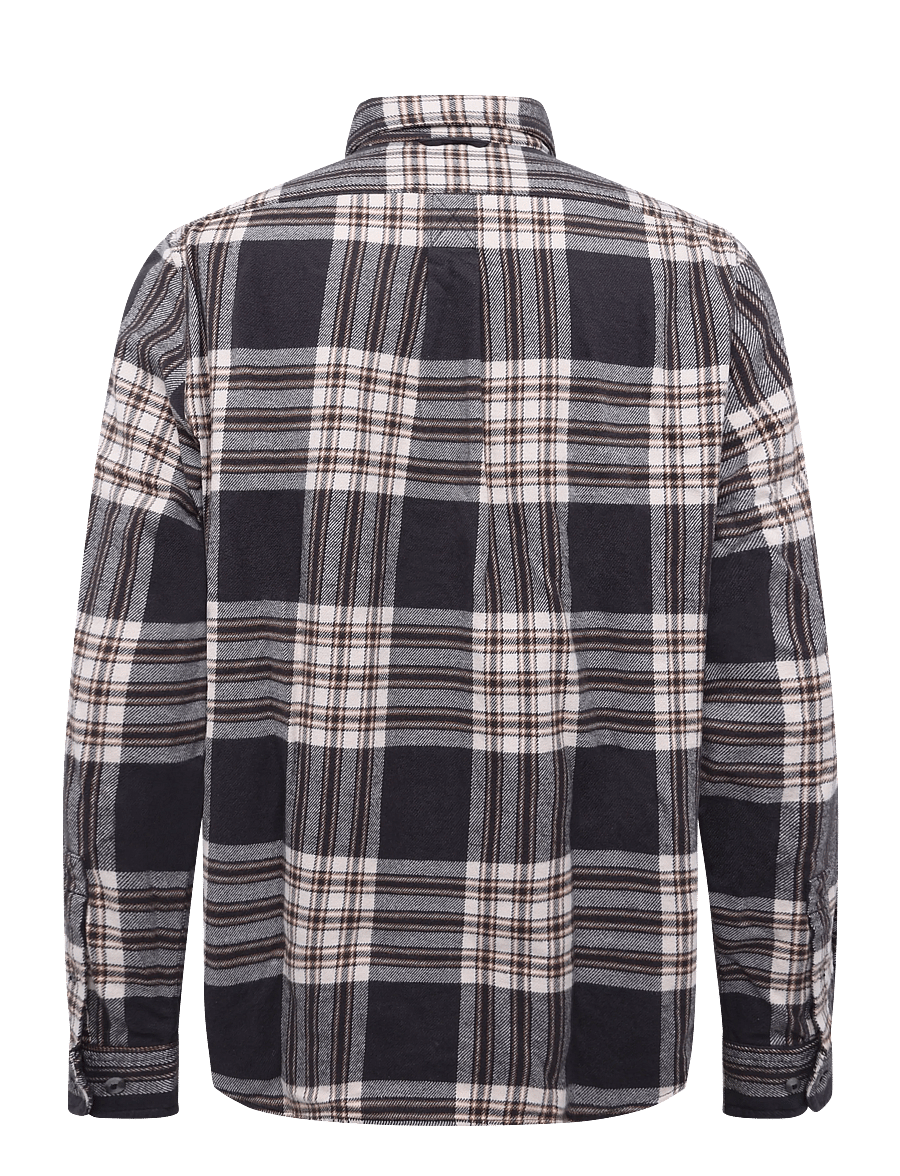 Timberland - Flannel House Check Shirt (Regular) - karierte hemden - vntg black yd - 1
