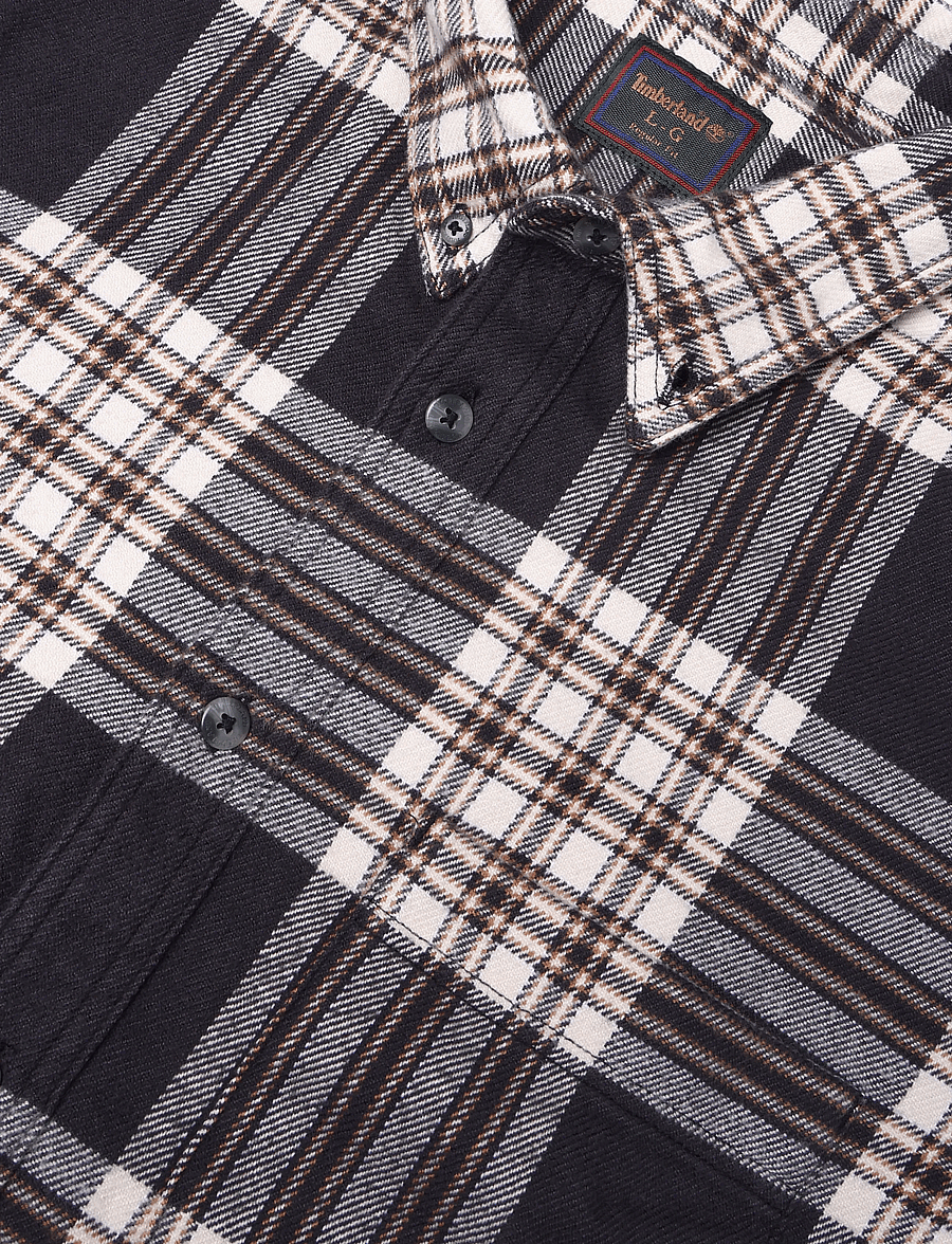 Timberland - Flannel House Check Shirt (Regular) - karierte hemden - vntg black yd - 2