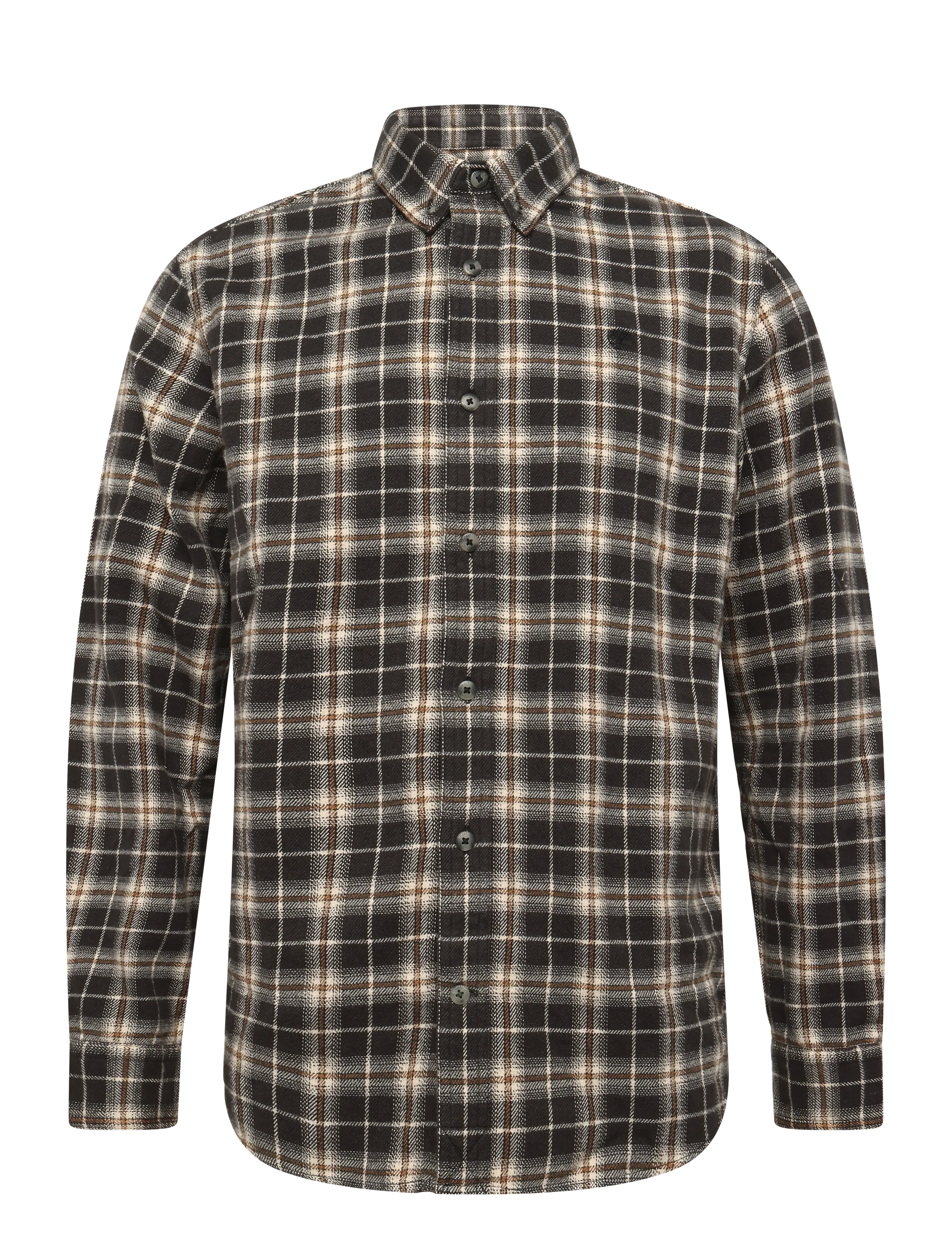 Timberland Flannel Check Shirt (Regular) - Clothing - VNTG BLACK YD / black