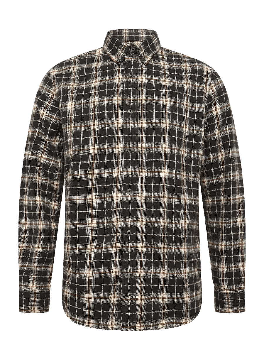 Timberland - Flannel Check Shirt (Regular) - flannel-skjorter - vntg black yd - 0