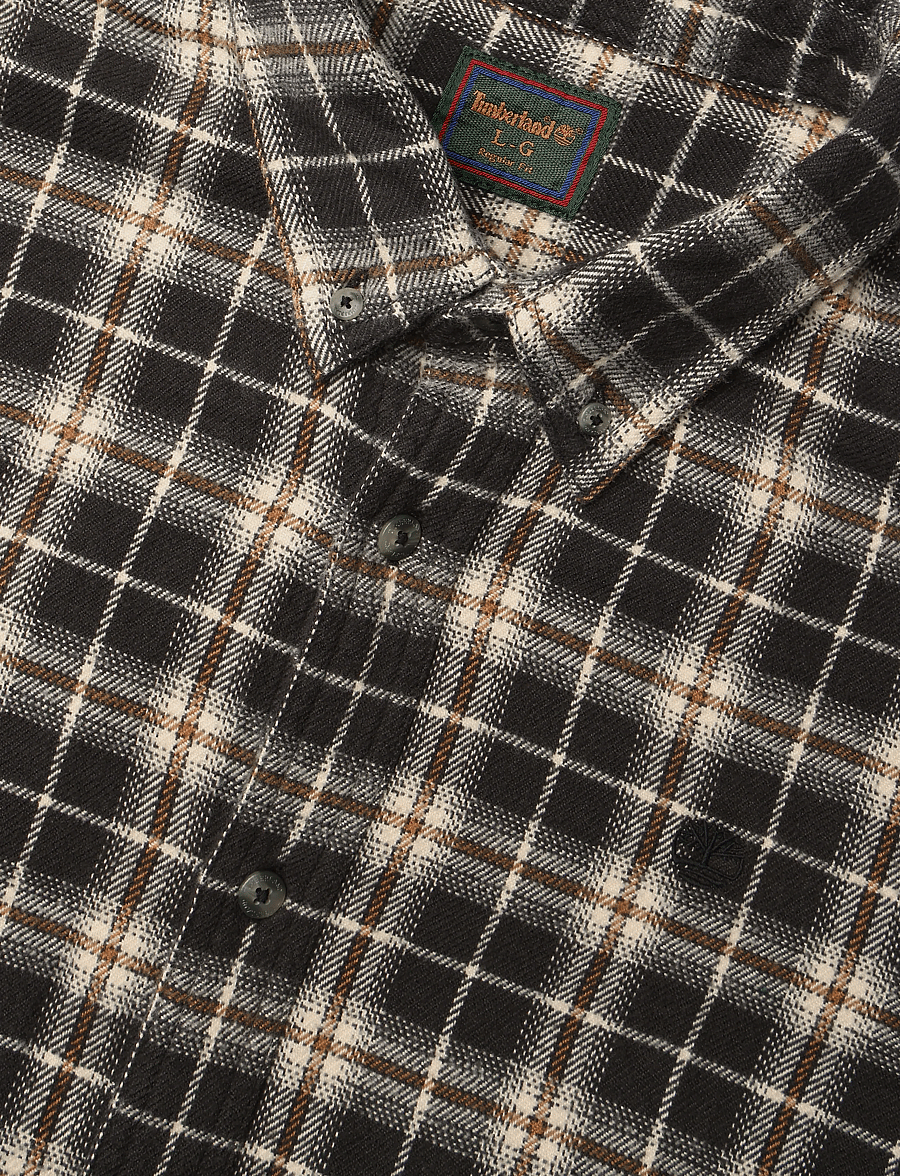 Timberland - Flannel Check Shirt (Regular) - flannel-skjorter - vntg black yd - 2