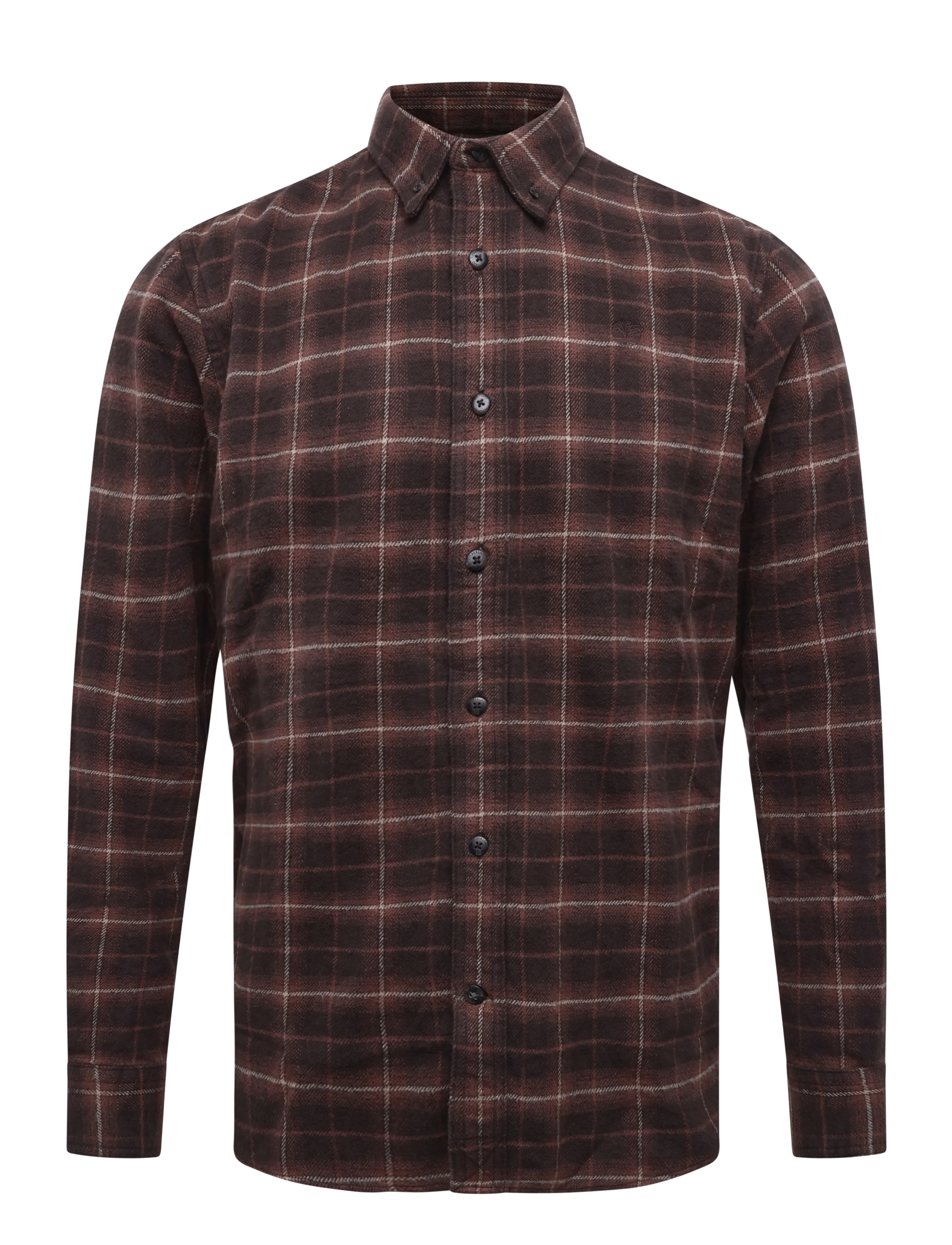 Timberland Flannel Check Shirt (Regular) - Kleidung - MOLE YD / brown