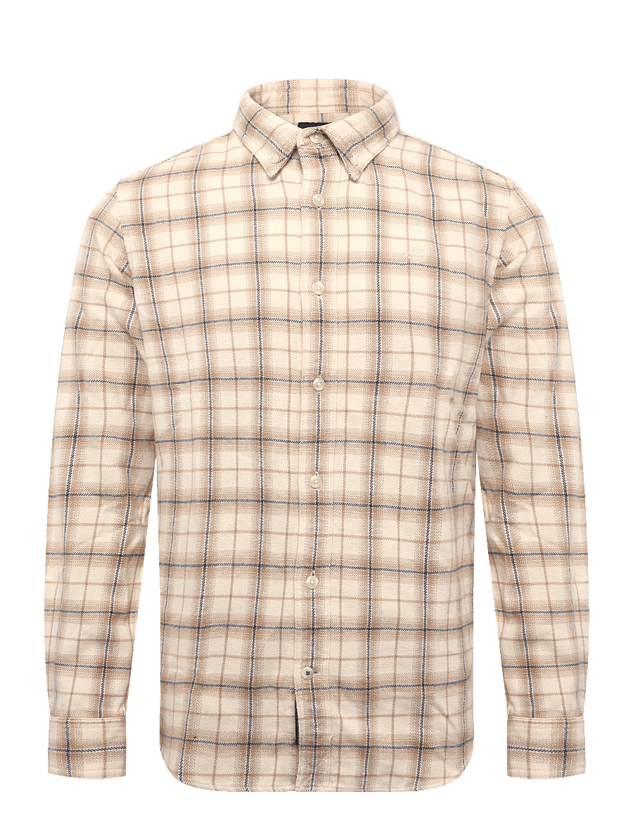 Timberland - Flannel Check Shirt (Regular) - flanell-hemden - white smoke yd - 0