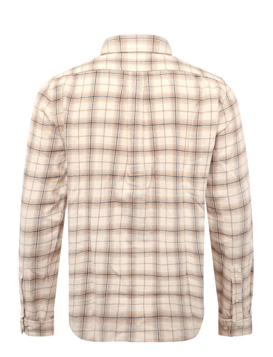 Timberland - Flannel Check Shirt (Regular) - flanell-hemden - white smoke yd - 1