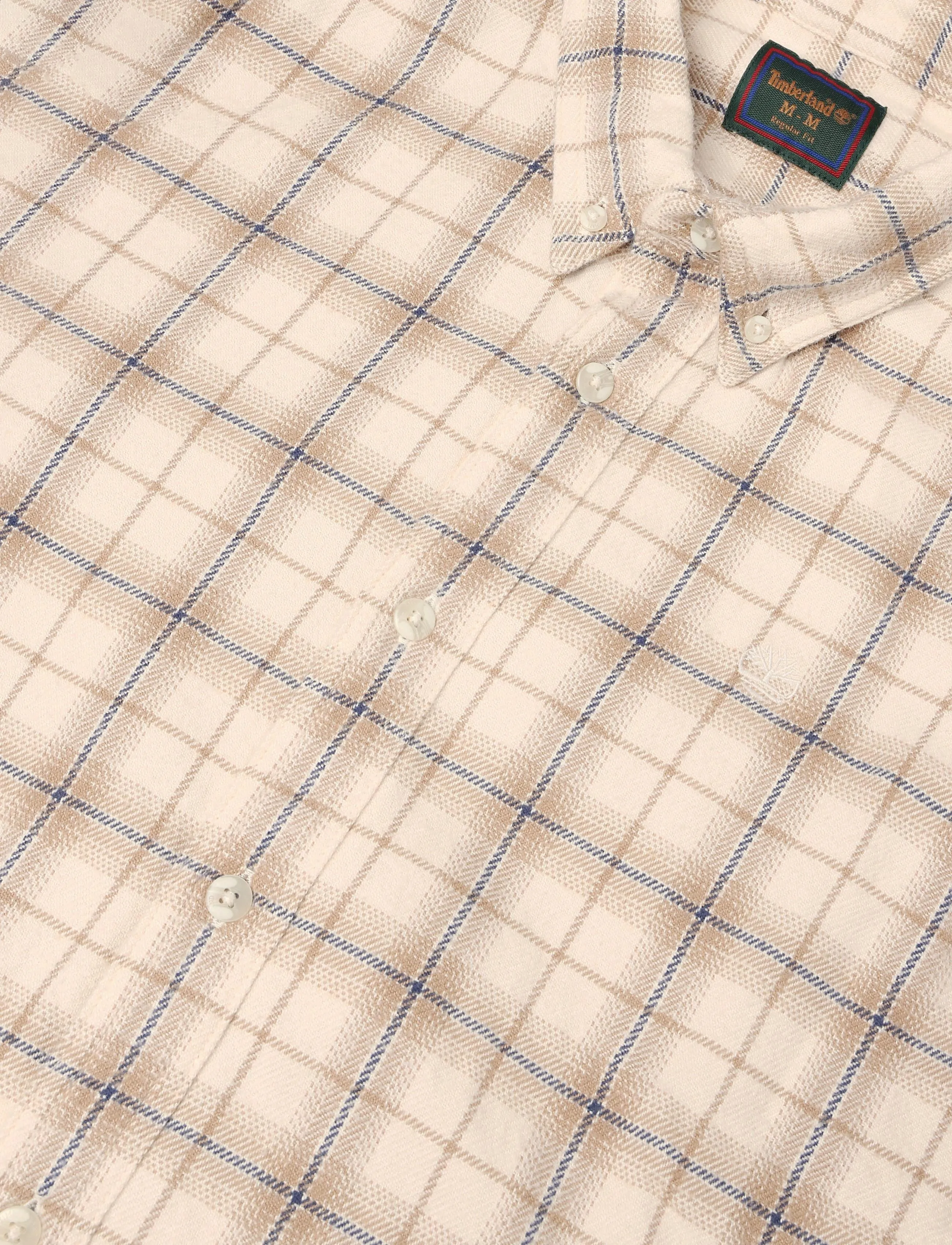 Timberland - Flannel Check Shirt (Regular) - flanell-hemden - white smoke yd - 2