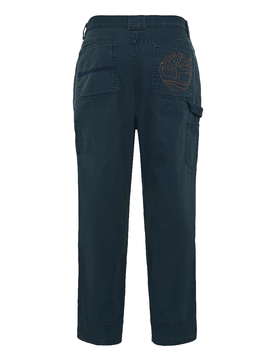 Timberland - Pigment washed Canvas Double Knee Carpen - vabaajapüksid - naval academy - 1
