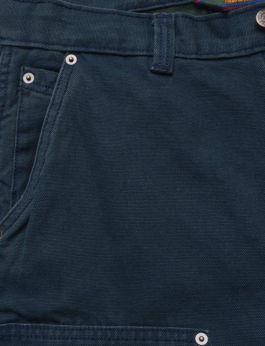 Timberland - Pigment washed Canvas Double Knee Carpen - vabaajapüksid - naval academy - 2