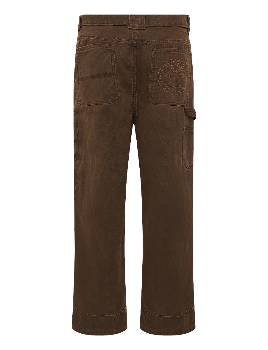 Timberland - Canvas Double Knee Carpenter Pants (Loos - casual byxor - chicory coffee - 1