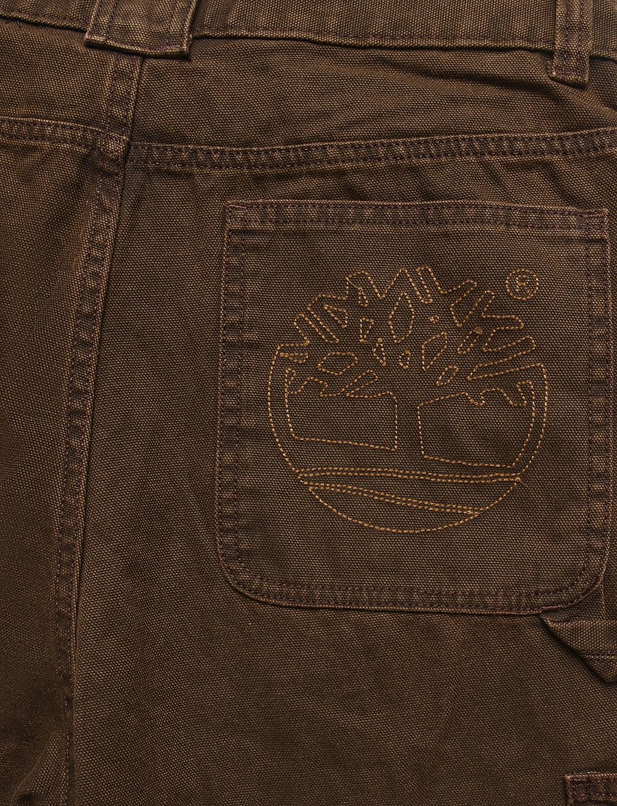 Timberland - Canvas Double Knee Carpenter Pants (Loos - casual byxor - chicory coffee - 4