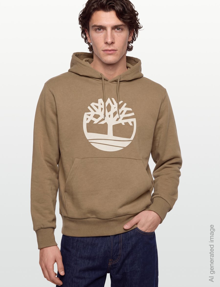Timberland - Tree Logo BB Hoodie - hoodies - tannin - 3